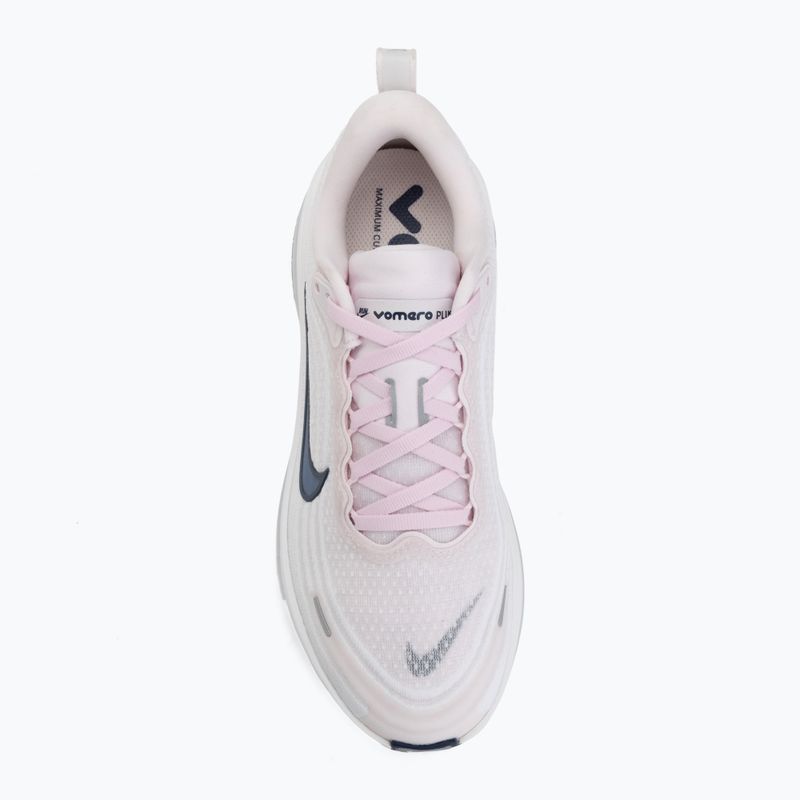 Кросівки для бігу жіночі Nike Vomero Plus pearl pink/white/midnight navy 5