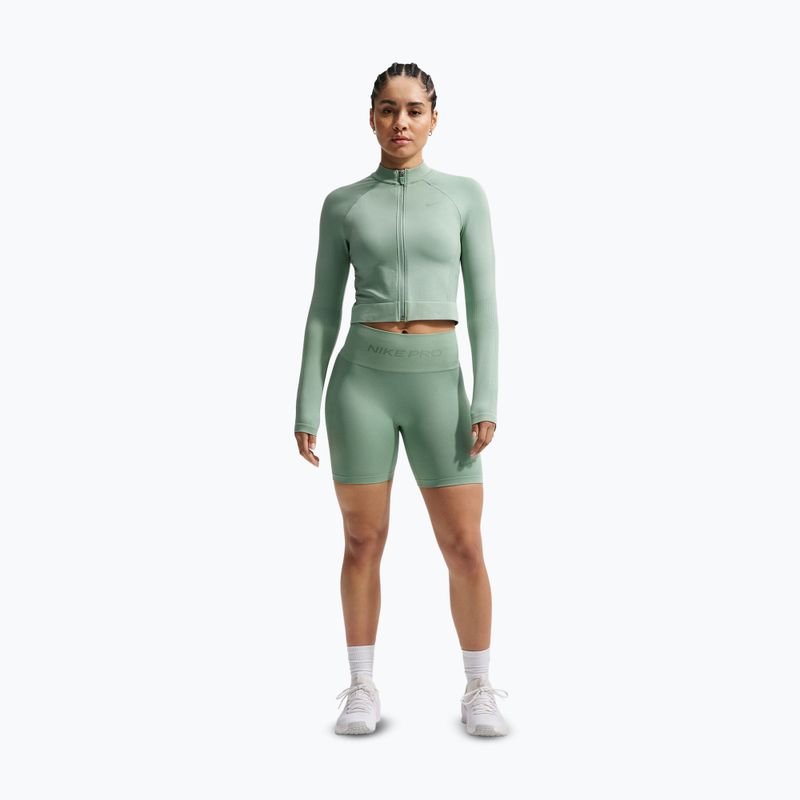 Кофта тренувальна жіноча Nike Pro Seamless Full Zip Top steam 2