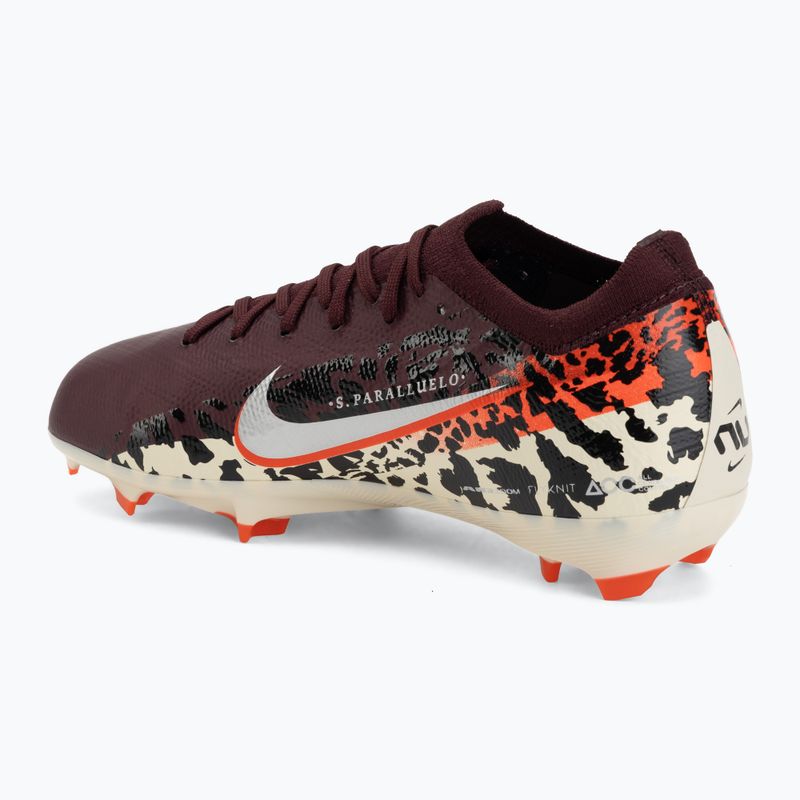 Футбольне взуття дитяче Nike United Jr. Mercurial Vapor 16 Pro FG burgundy crush/metallic silver 3