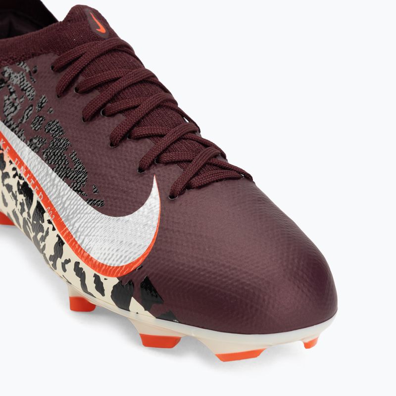 Футбольне взуття дитяче Nike United Jr. Mercurial Vapor 16 Pro FG burgundy crush/metallic silver 7