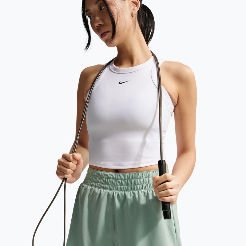 Шорти жіночі Nike One Dri-Fit High-Waisted 3" 2In1 steam/white 4