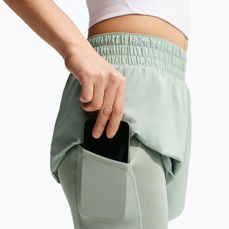 Шорти жіночі Nike One Dri-Fit High-Waisted 3" 2In1 steam/white 6