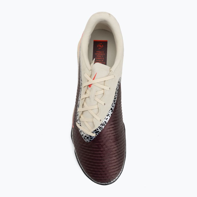 Кросівки футбольні чоловічі Nike United Phantom 6 Low Academy TF burgundy crush/fossil/university red 5