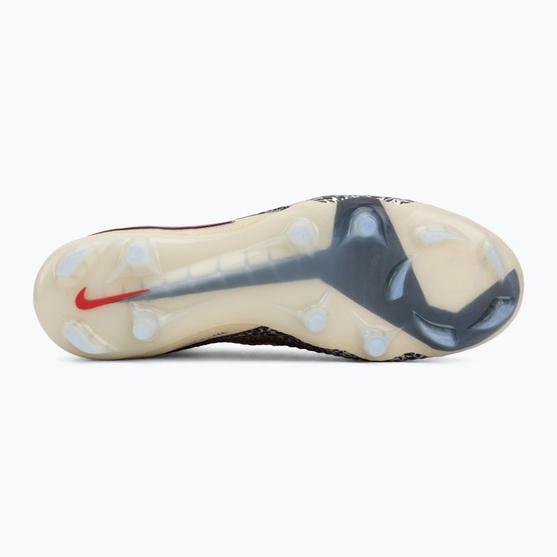 Кросівки футбольні чоловічі Nike United Phantom 6 High Elite FG burgundy crush/fossil/university red 4