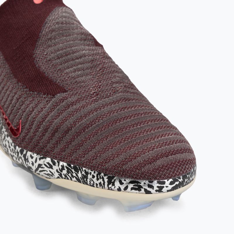 Кросівки футбольні чоловічі Nike United Phantom 6 High Elite FG burgundy crush/fossil/university red 7