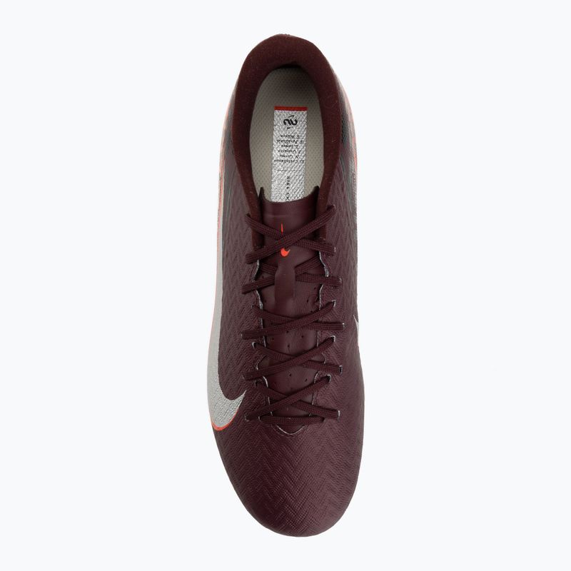 Кросівки футбольні чоловічі Nike United Mercurial Vapor 16 Academy MG burgundy crush/metallic silver 5