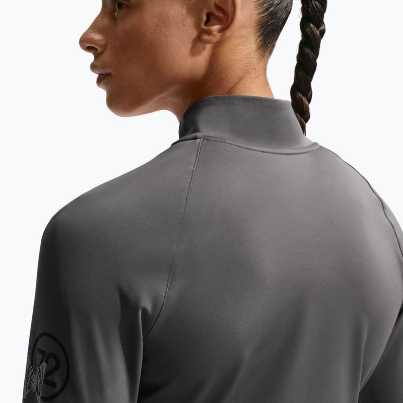 Кофта для бігу жіноча Nike Swift Dri-Fit Full Zip Mid-Layer medium ash 4