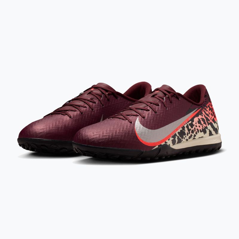 Кросівки футбольні чоловічі Nike United Mercurial Vapor 16 Academy TF burgundy crush/metallic silver 3