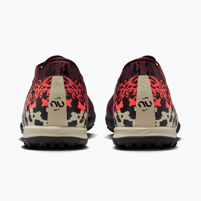 Кросівки футбольні чоловічі Nike United Mercurial Vapor 16 Academy TF burgundy crush/metallic silver 4