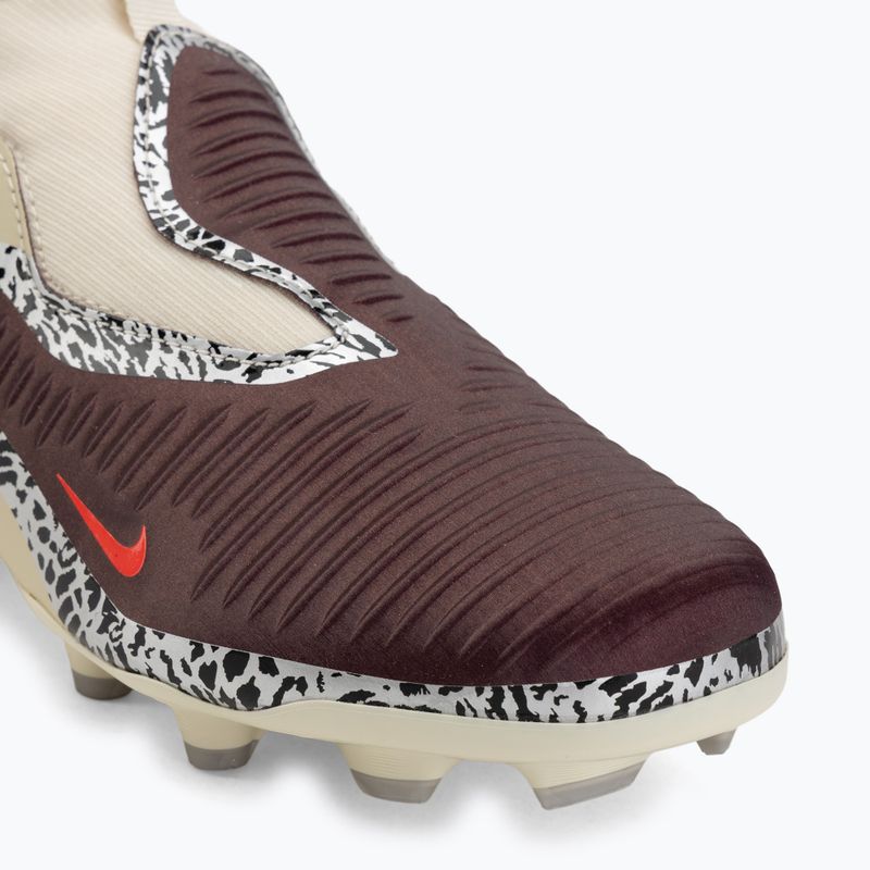 Футбольне взуття дитяче Nike United Jr. Phantom 6 High Academy MG burgundy crush/fossil/university red 7