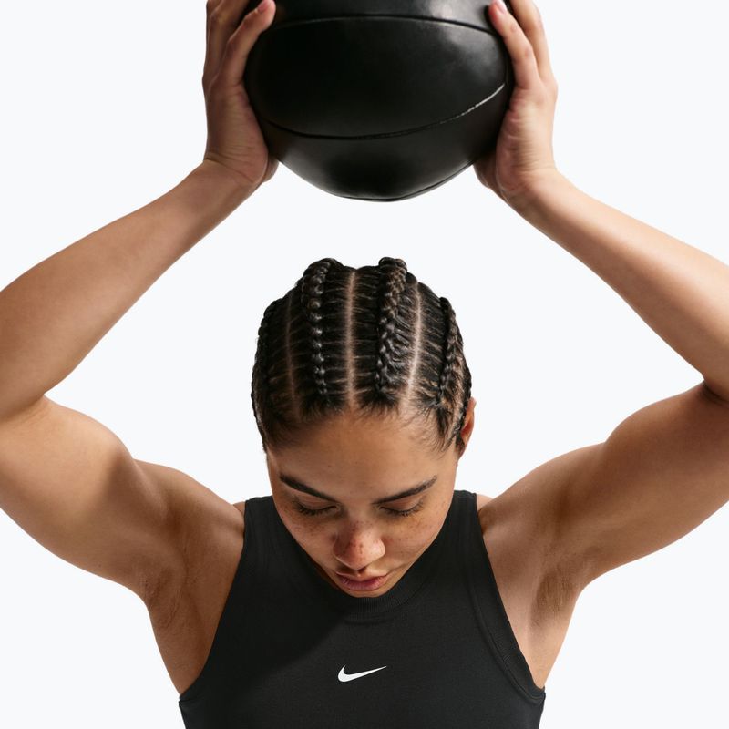 Футболка для тренувань жіноча Nike One Dri-Fit black/black/white 6