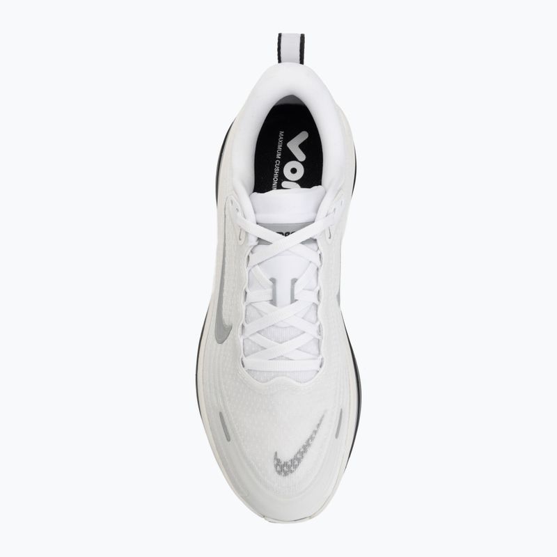 Кросівки для бігу чоловічі Nike Vomero Plus white/black/cool grey/metallic silver 5
