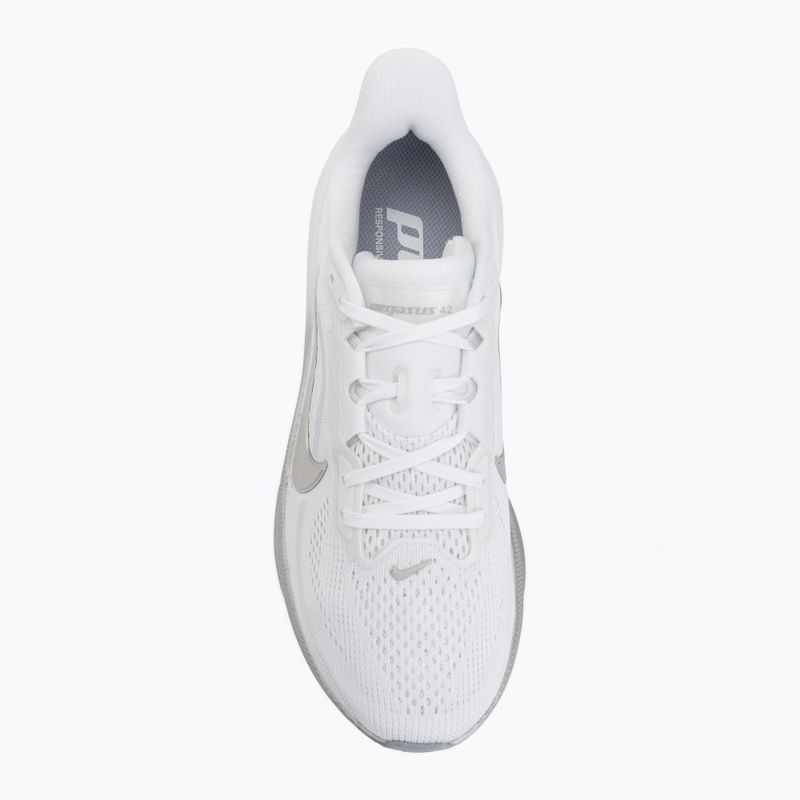 Кросівки для бігу жіночі Nike Pegasus 42 white/wolf grey/metallic silver 5