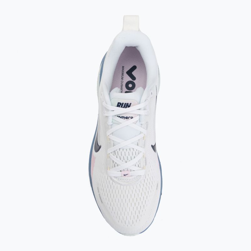 Кросівки для бігу жіночі Nike Vomero 18 white/work blue/midnight navy 5