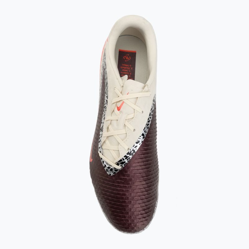 Кросівки футбольні чоловічі Nike United Phantom 6 Low Academy MG burgundy crush/fossil/university red 5