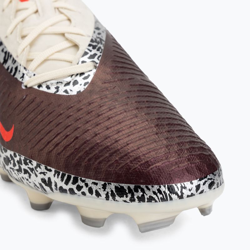 Кросівки футбольні чоловічі Nike United Phantom 6 Low Academy MG burgundy crush/fossil/university red 7