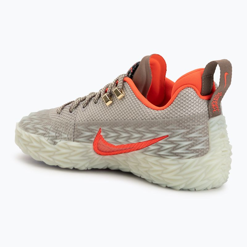 Кросівки для баскетболу чоловічі Nike S.T. Flare 2 college grey/volt tint/metallic gold 3