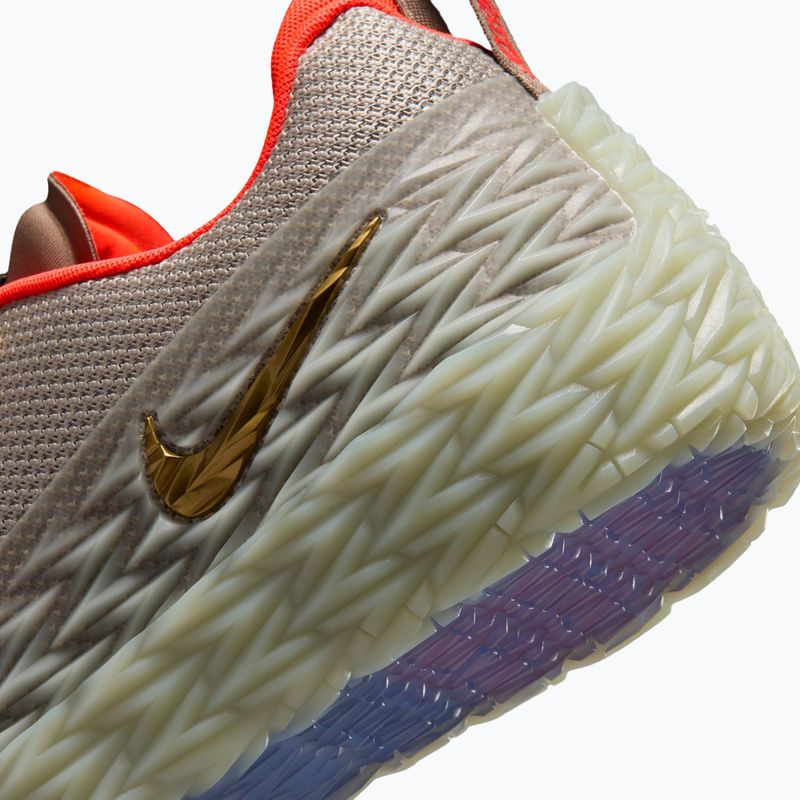 Кросівки для баскетболу чоловічі Nike S.T. Flare 2 college grey/volt tint/metallic gold 5