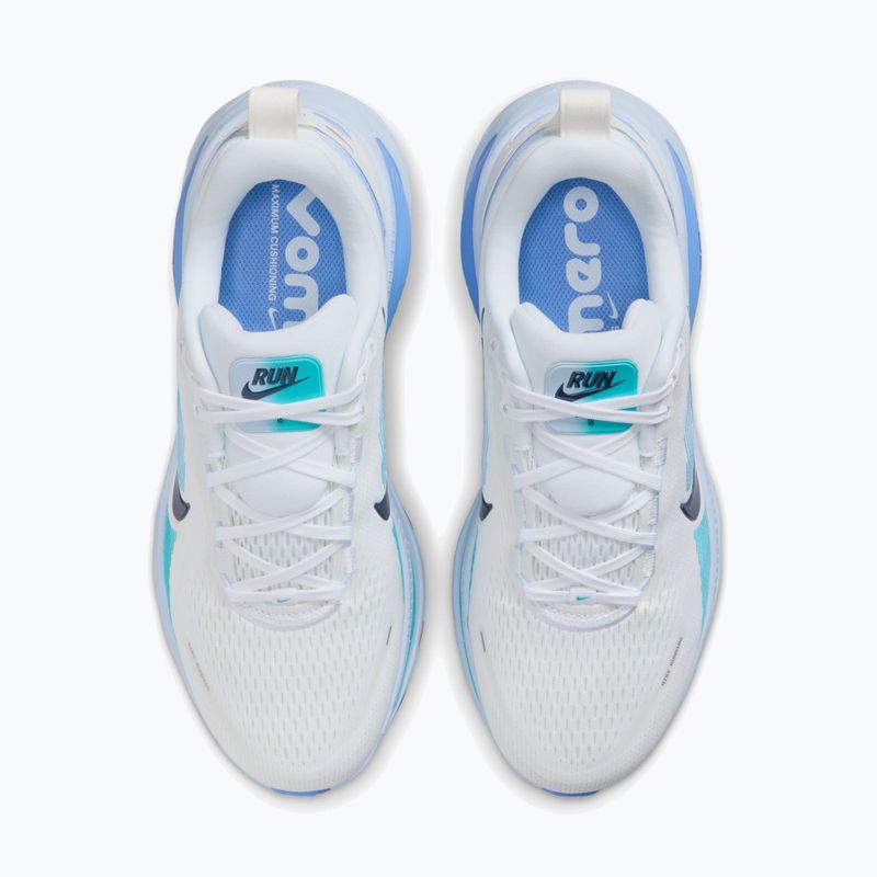 Кросівки для бігу жіночі Nike Vomero 18 white/blue fury/midnight navy 3