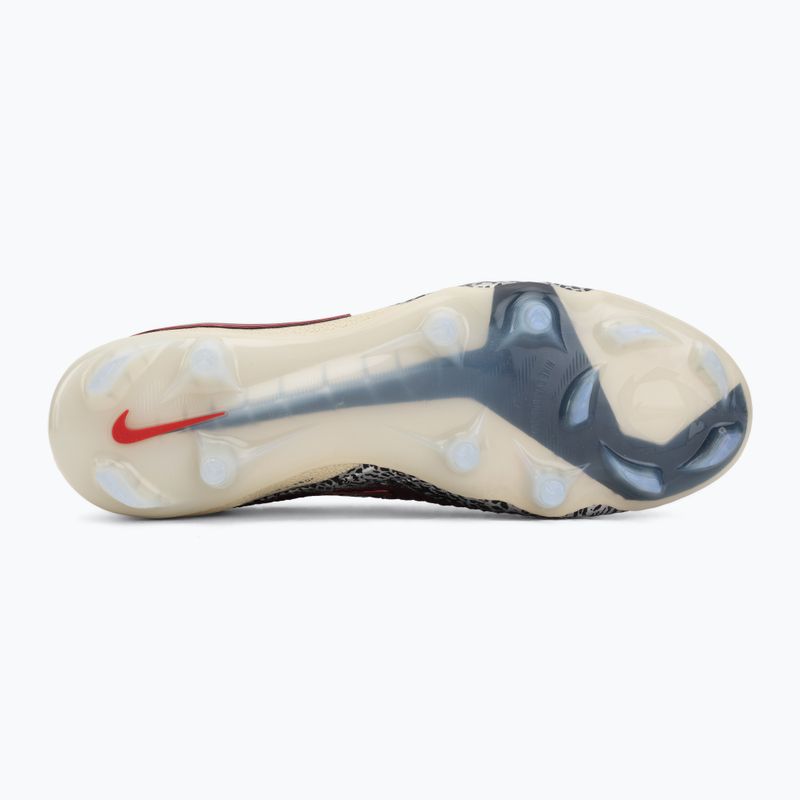 Кросівки футбольні чоловічі Nike United Phantom 6 Low Elite FG burgundy crush/fossil/university red 4