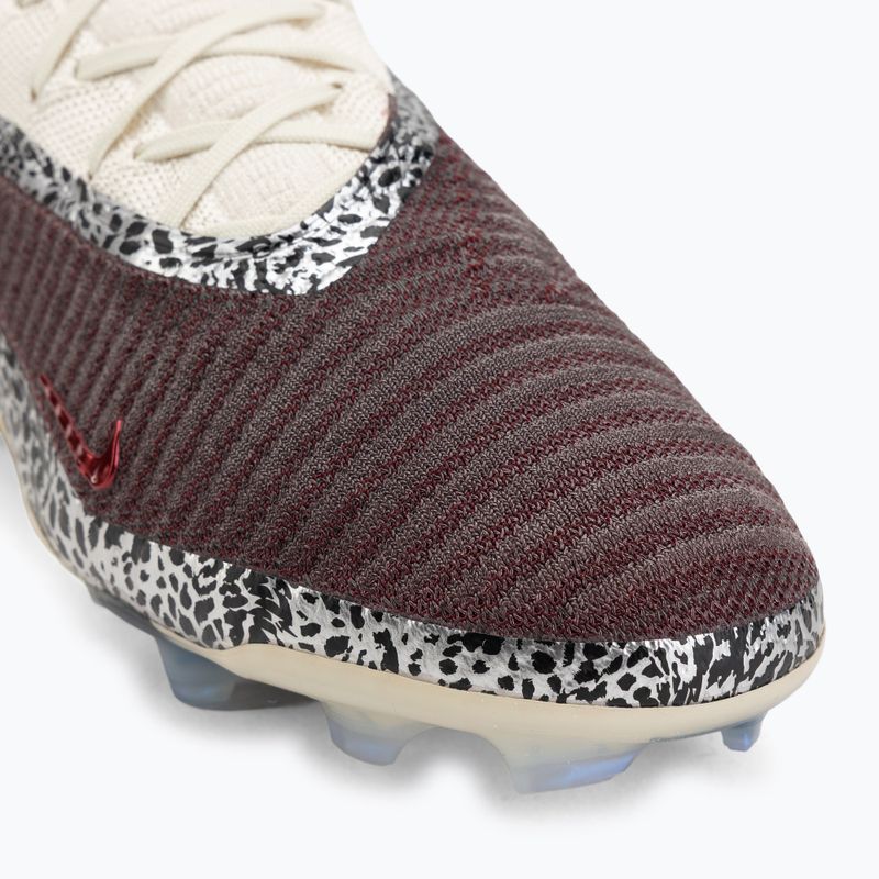 Кросівки футбольні чоловічі Nike United Phantom 6 Low Elite FG burgundy crush/fossil/university red 7