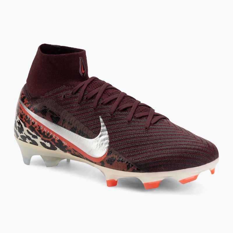 Кросівки футбольні чоловічі Nike United Superfly 10 Elite burgundy crush/university red/fossil/metal silver