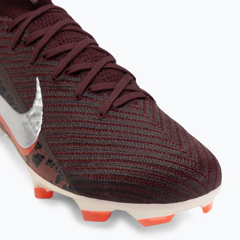Кросівки футбольні чоловічі Nike United Superfly 10 Elite burgundy crush/university red/fossil/metal silver 7
