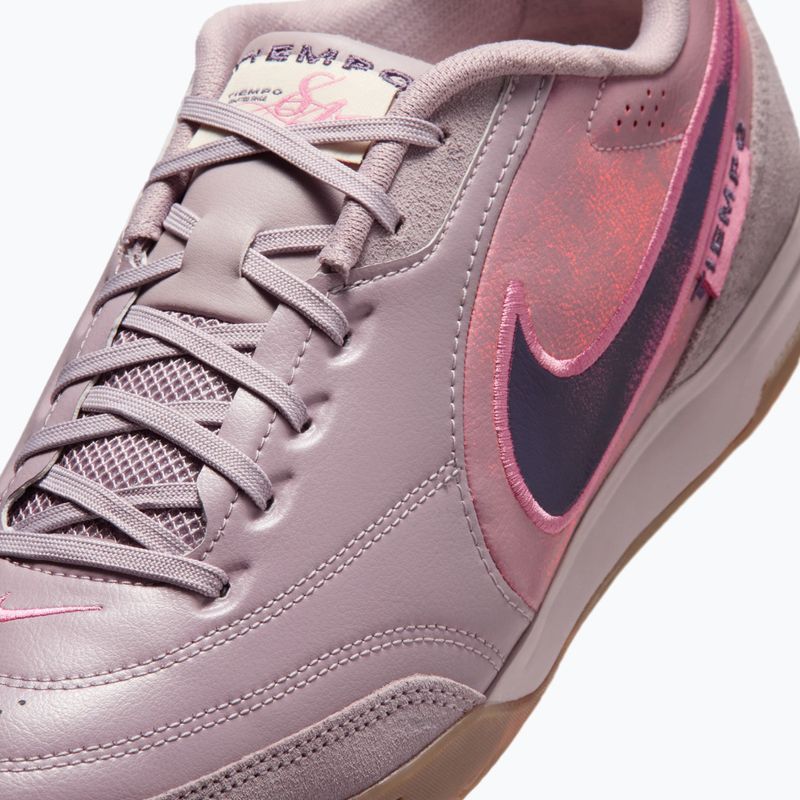 Кросівки футбольні чоловічі Nike Tiempo Streetgato PRM IC light violet ore/gum dark brown/peony 3