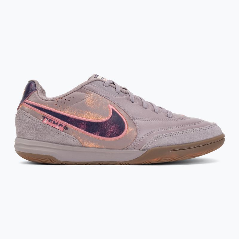 Кросівки футбольні чоловічі Nike Tiempo Streetgato PRM IC light violet ore/gum dark brown/peony 2