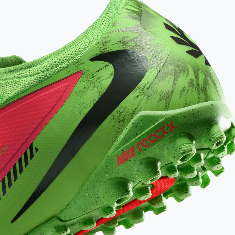 Кросівки футбольні чоловічі Nike Phantom 6 Low Pro Erling Haaland TF hot punch/green strike/black 4
