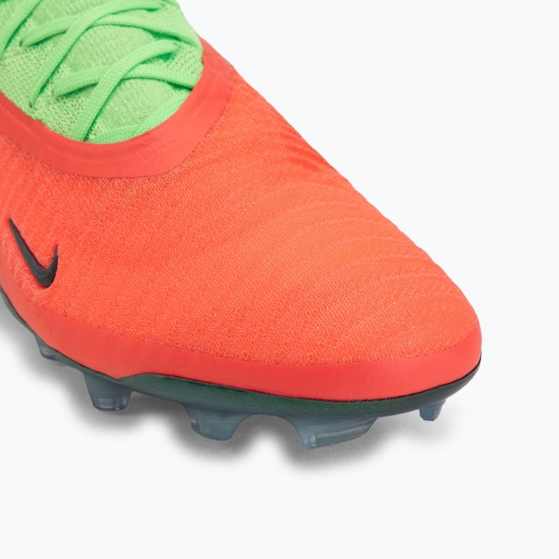 Кросівки футбольні чоловічі Nike Phantom 6 Low Elite Erling Haaland FG hot punch/green strike/black 7