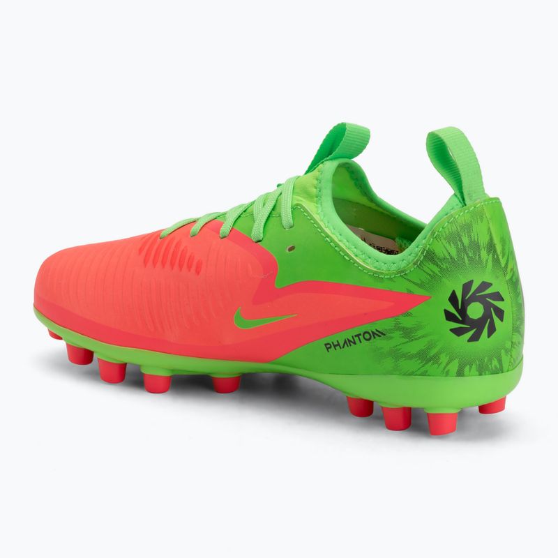 Футбольне взуття дитяче Nike Jr. Phantom 6 Academy Erling Haaland AG hot punch/green strike/black 3