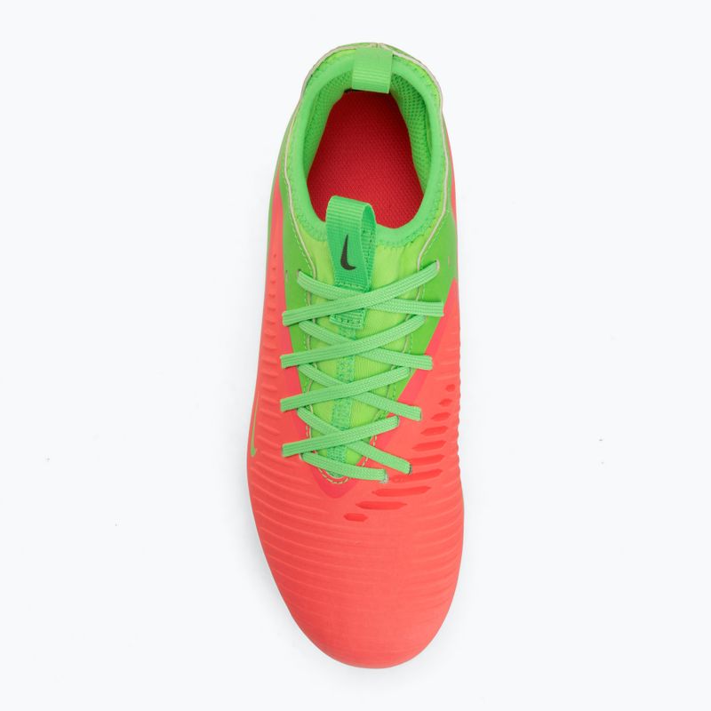 Футбольне взуття дитяче Nike Jr. Phantom 6 Academy Erling Haaland AG hot punch/green strike/black 5