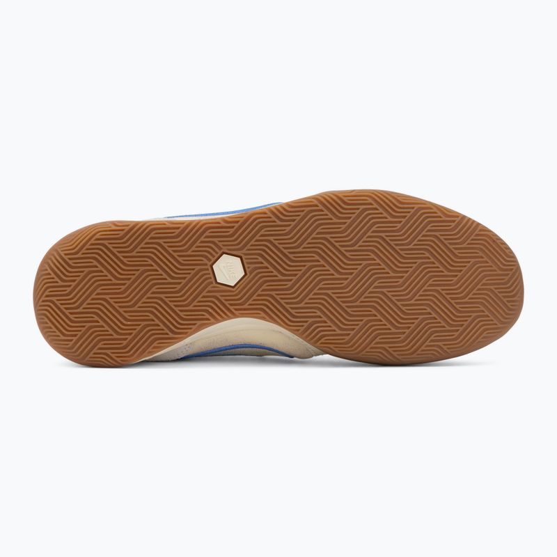 Кросівки футбольні чоловічі Nike Tiempo Streetgato PRM IC coconut milk/gum medium brown/blue crystal 4