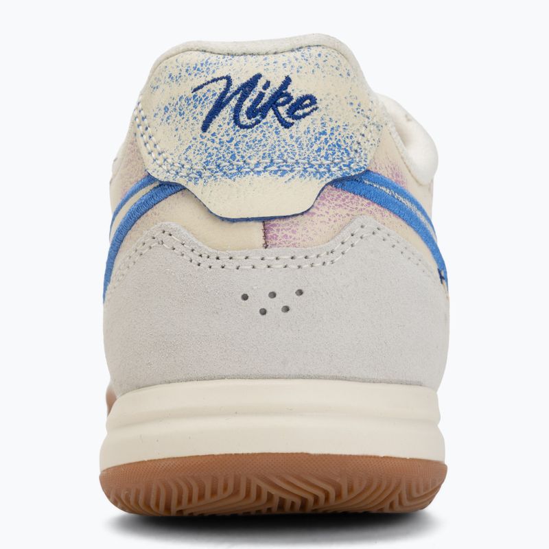 Кросівки футбольні чоловічі Nike Tiempo Streetgato PRM IC coconut milk/gum medium brown/blue crystal 6