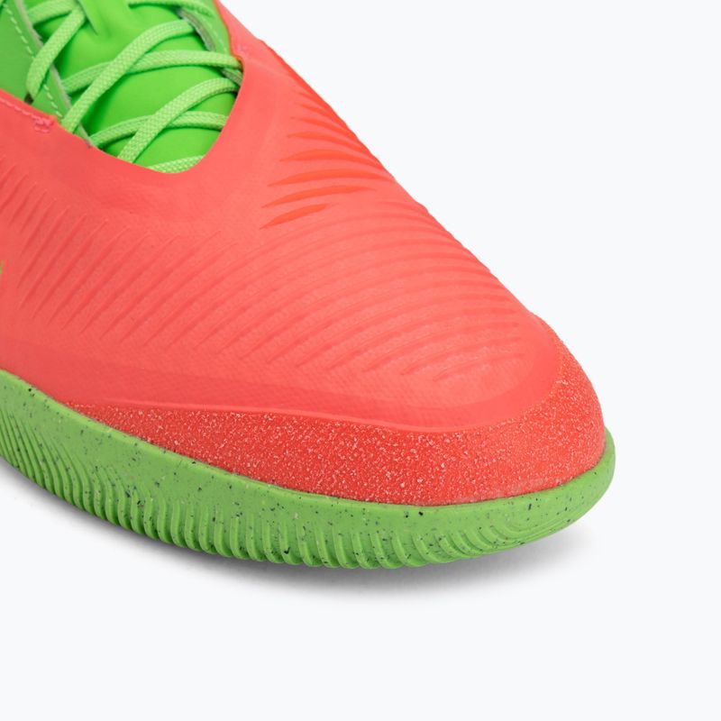 Кросівки футбольні чоловічі Nike Phantom 6 Low Academy Erling Haaland IN hot punch/green strike/black 7