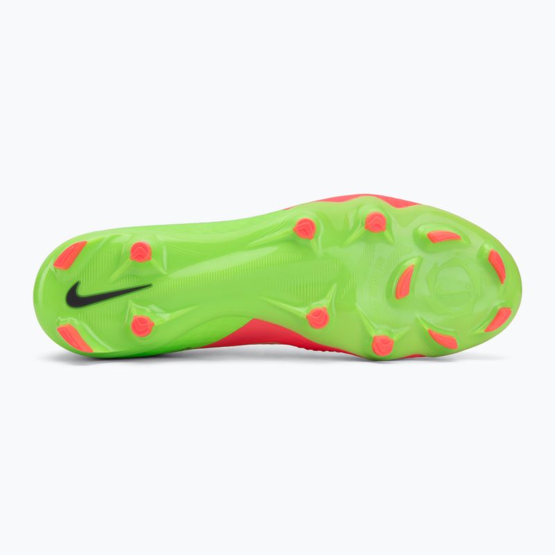 Кросівки футбольні чоловічі Nike Phantom 6 Low Academy Erling Haaland FG hot punch/green strike/black 4