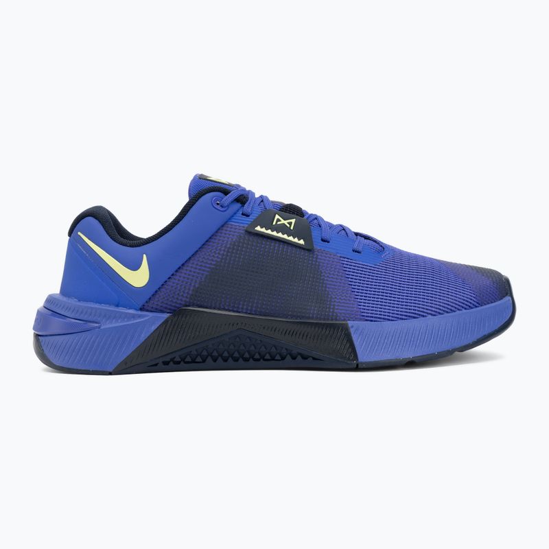 Кросівки для тренувань чоловічі Nike Metcon 10 persian violet/obsidian/light lemon twist 2