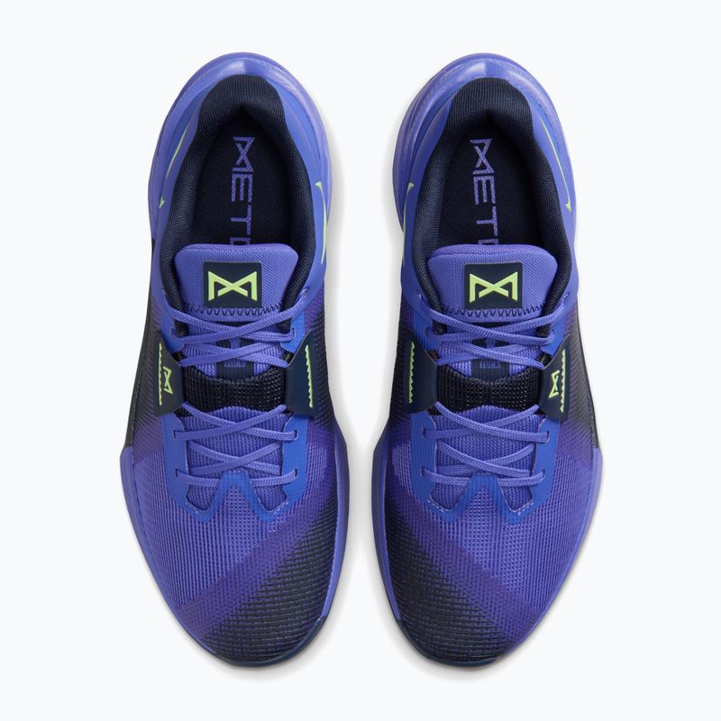 Кросівки для тренувань чоловічі Nike Metcon 10 persian violet/obsidian/light lemon twist 5