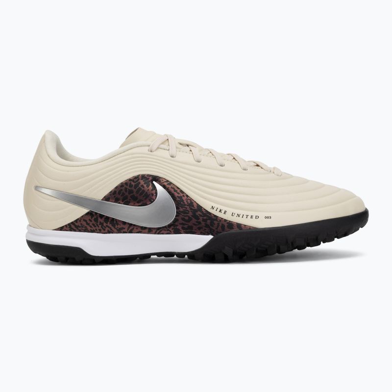 Кросівки футбольні чоловічі Nike United Tiempo Maestro Academy TF fossil/burgundy crush/metallic silver 2