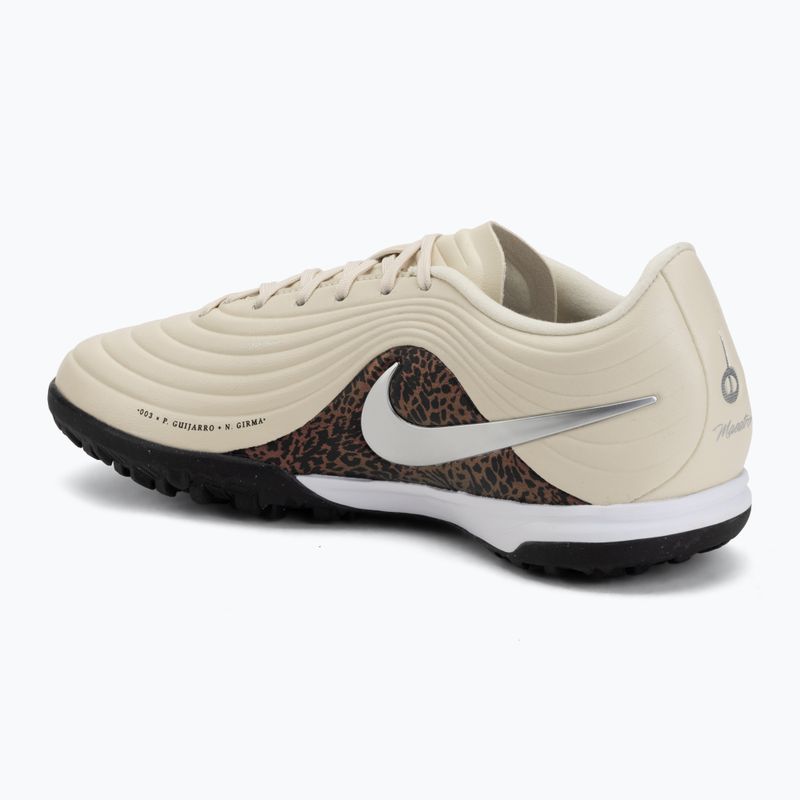 Кросівки футбольні чоловічі Nike United Tiempo Maestro Academy TF fossil/burgundy crush/metallic silver 3