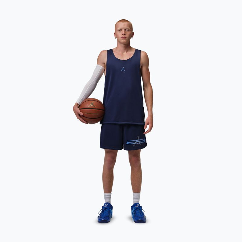 Футболка баскетбольна чоловіча Nike Jordan Sport Reversible midnight navy/university blue 2