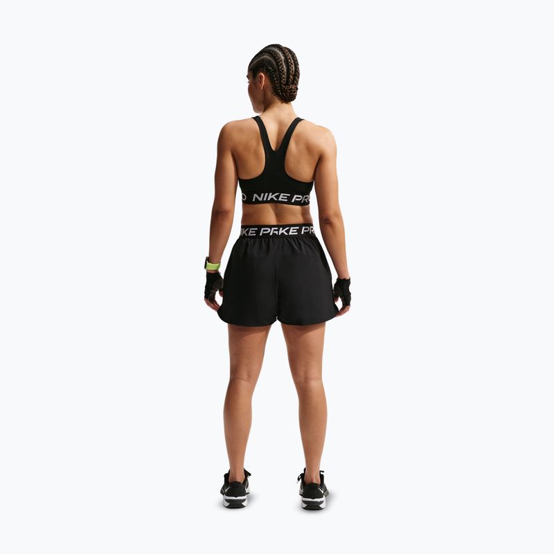 Шорти для тренувань жіночі Nike Pro 2in1 black/white 3
