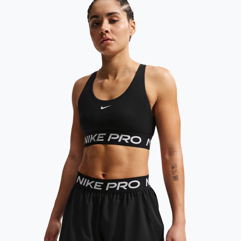 Шорти для тренувань жіночі Nike Pro 2in1 black/white 4