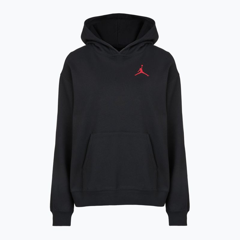 Кофта жіноча Jordan Fleece Hoodie black/gym red 6