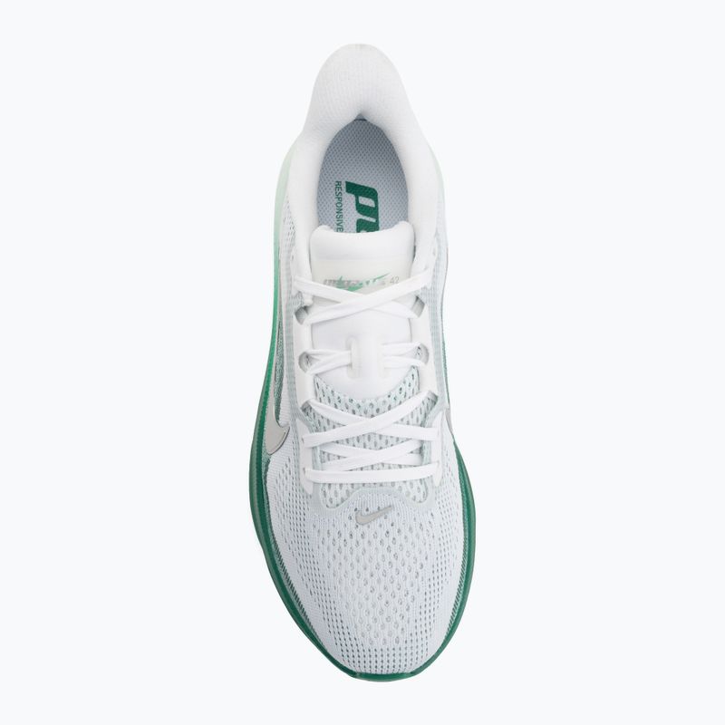 Кросівки для бігу жіночі Nike Pegasus 42 white/malachite/metallic silver 5