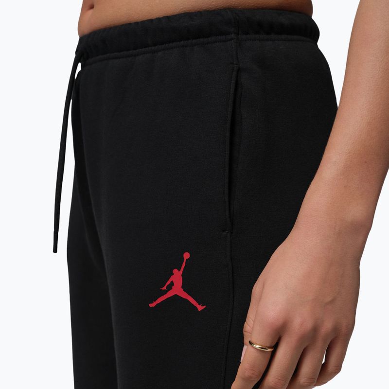 Spodnie damskie  Nike Jordan Fleece black/gym red 4