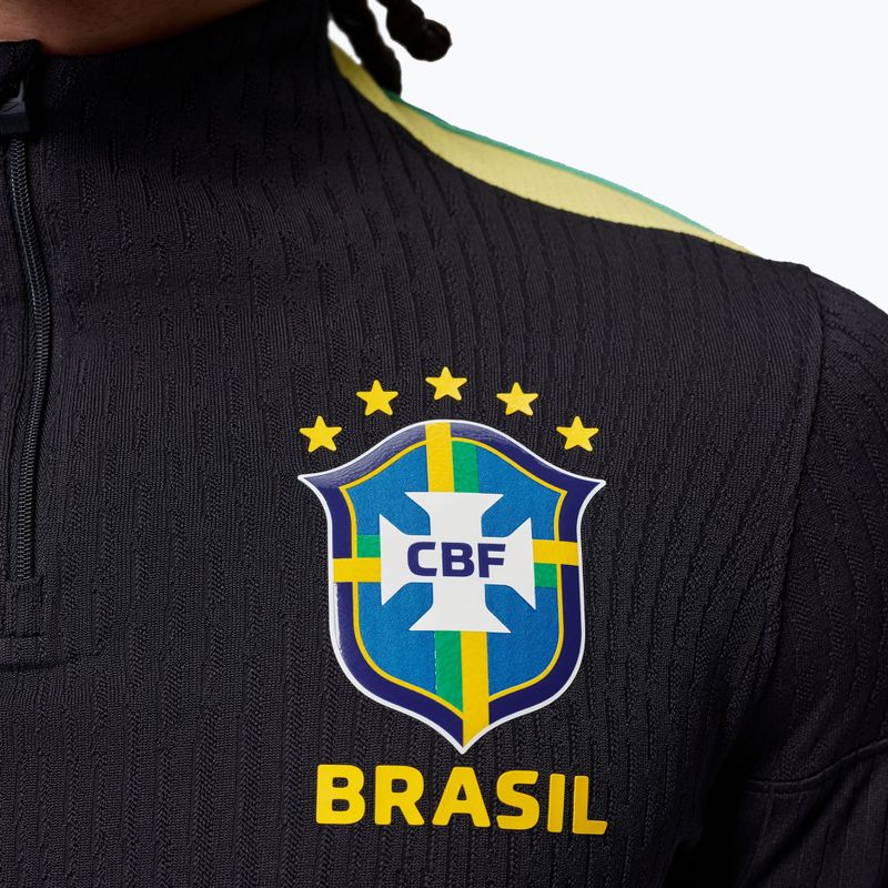 Чоловіча футбольна лонгслівка Brazil Strike Elite Jordan Dri-Fit Drill Top black/yellow pulse/light mint/P109C 7