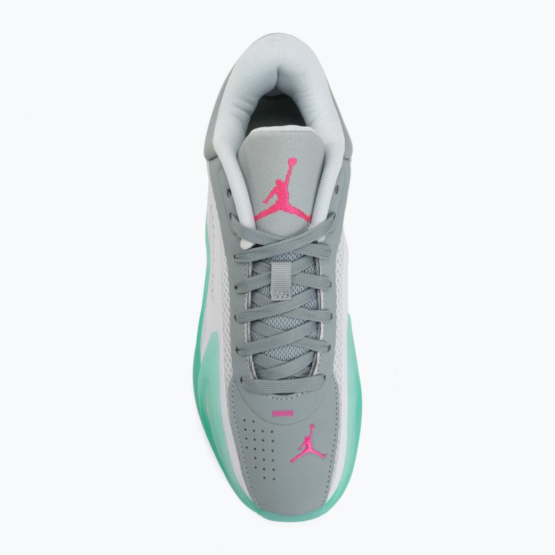 Кросівки для баскетболу жіночі Jordan Heir Series 2 white/metallic silver/light pumice 5