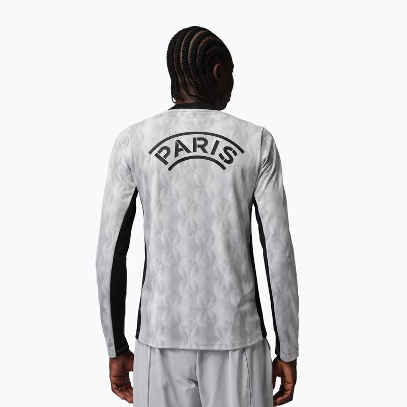 Лонгслів футбольний чоловічий Nike Paris Saint-Germain Academy Pro Warm SE medium grey/black/black 3